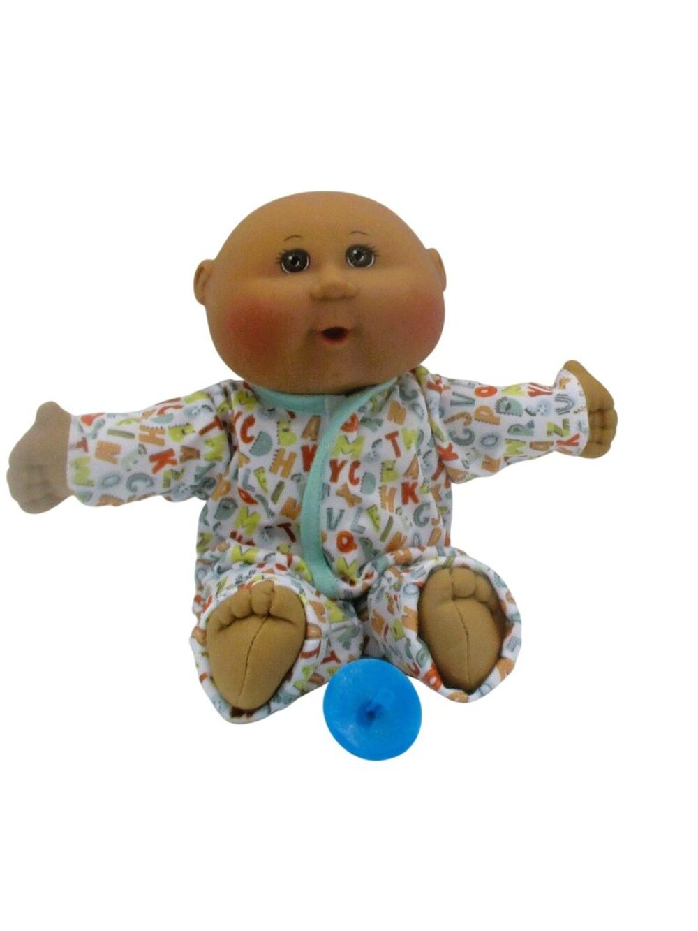 CPK Baby Doll Brown 2004 Play Along Baby Doll Outfit Pacifier